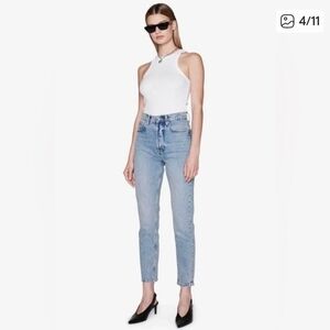 Fits Small! Anine Bing Light Blue High Rise Rory Women's Jeans.
